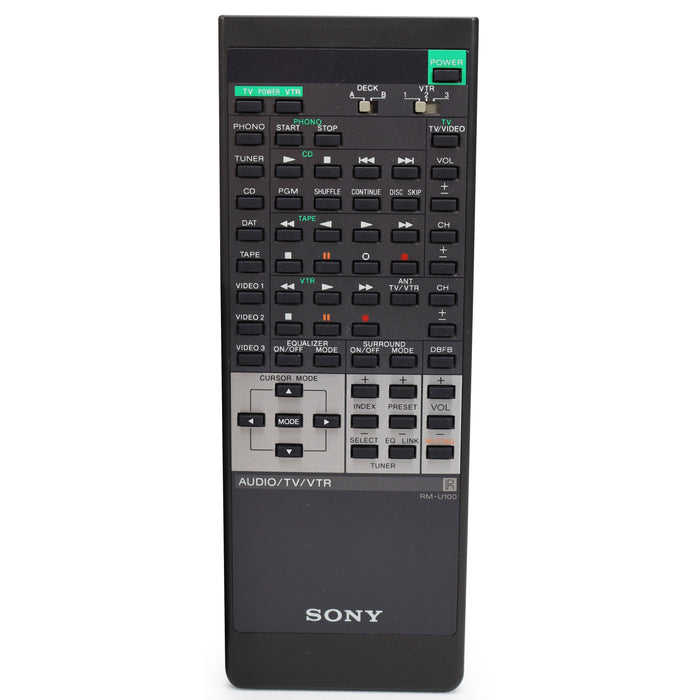 Sony RM-U100 Remote Control for AV Receiver STR-AV910 and More-Remote Controls-SpenCertified-vintage-refurbished-electronics