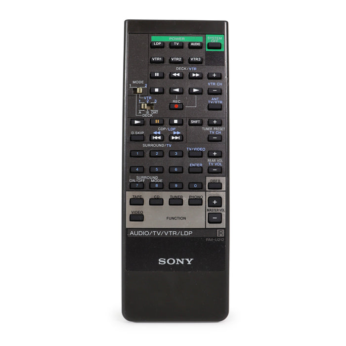 Sony RM-U212 Remote Control for Audio System Models STR-D590 and TAAV41-Remote-SpenCertified-refurbished-vintage-electonics