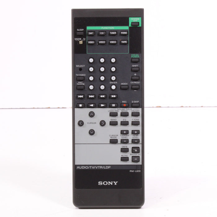 Sony RM-U231 Remote Control for AV Receiver STR-D711 and More-Remote Controls-SpenCertified-vintage-refurbished-electronics