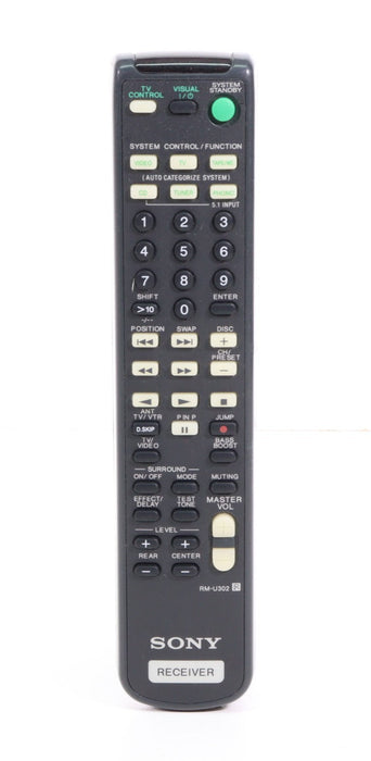 Sony RM-U302 Remote Control for Audio Receiver STR-V200 and More-Remote Controls-SpenCertified-vintage-refurbished-electronics