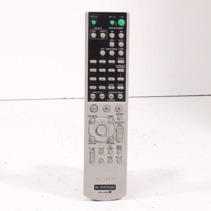 Sony RM-U665 Remote Control for AV Receiver/DVD Player HT-DDW665-Remote Controls-SpenCertified-vintage-refurbished-electronics