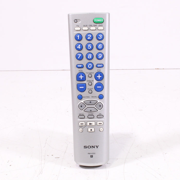 Sony RM-V202 4-in-1 Universal Remote Control for DVD/TV/VCR/SAT SATB2-Remote Controls-SpenCertified-vintage-refurbished-electronics