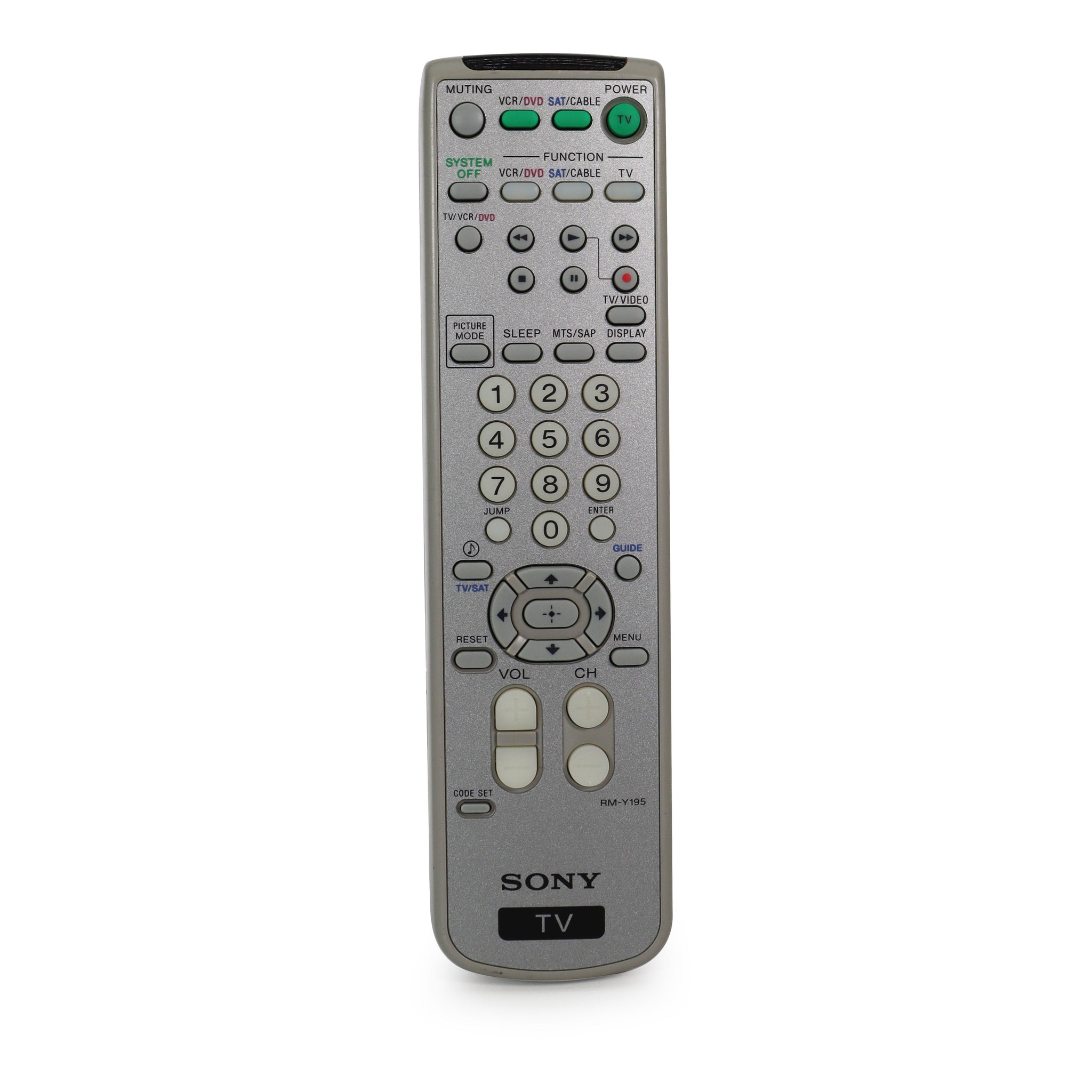 Sony RMY195 Remote Control for TV KV27FS120 and KV29FS120