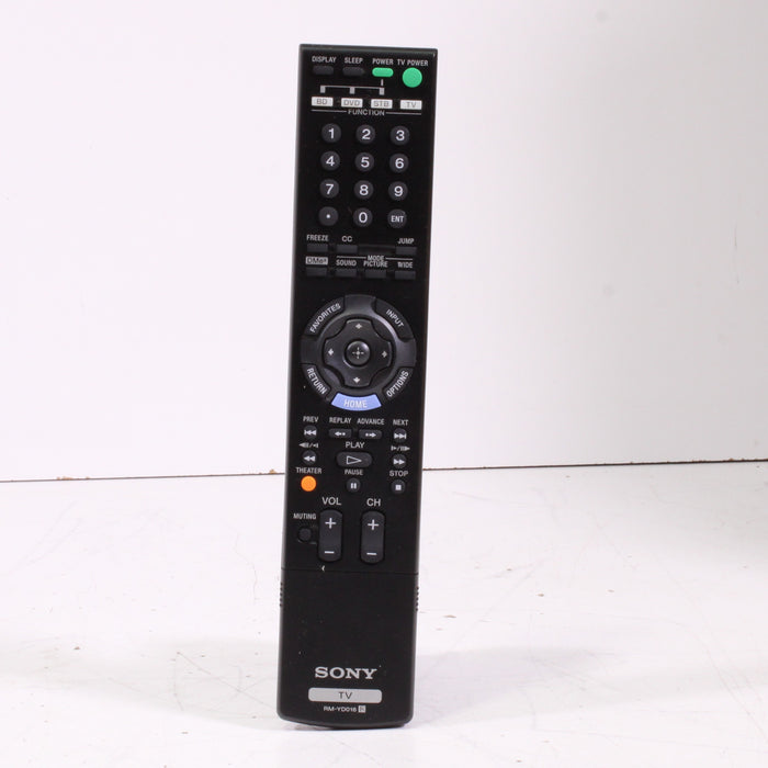 Sony RM-YD016 Remote Control for TV KDF46E3000 and more-Remote Controls-SpenCertified-vintage-refurbished-electronics