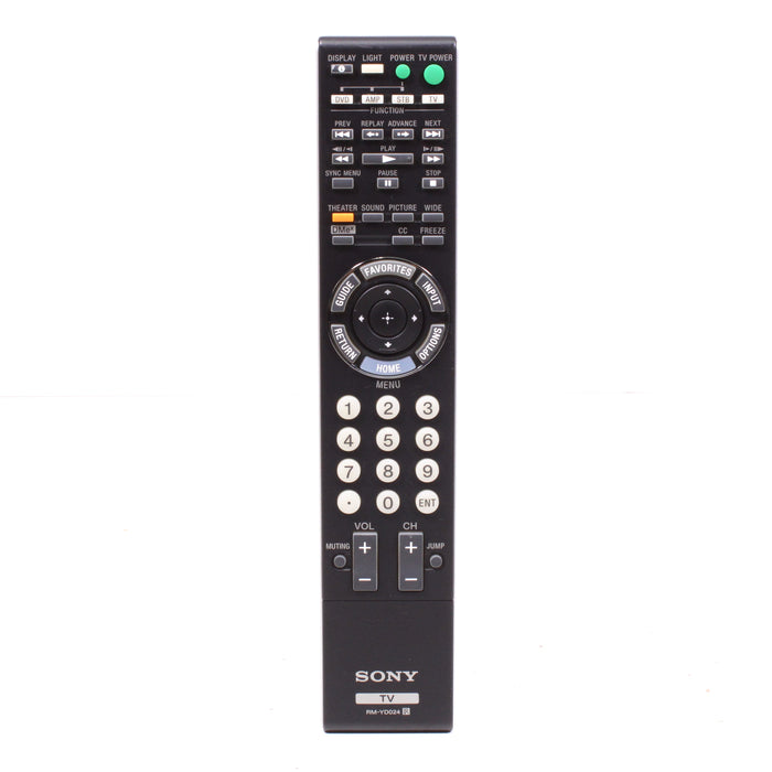 Sony RM-YD024 Remote Control for TV KDL-40VL160 and More-Remote Controls-SpenCertified-vintage-refurbished-electronics
