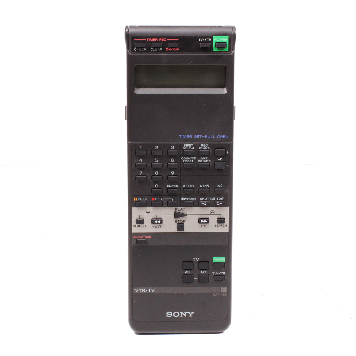 Sony RMT-455 Remote Control for Video 8 Player Recorder EV-S550 ...