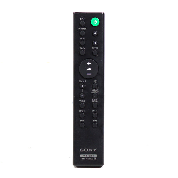 Sony RMT-AH200U Remote Control for Soundbar HT-CT390 and More-Remote Controls-SpenCertified-vintage-refurbished-electronics