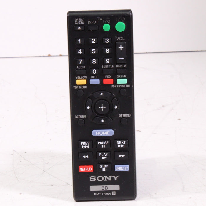 Sony RMT-B115A Remote Control for Blu Ray Disc Player BDP-S580-Remote Controls-SpenCertified-vintage-refurbished-electronics