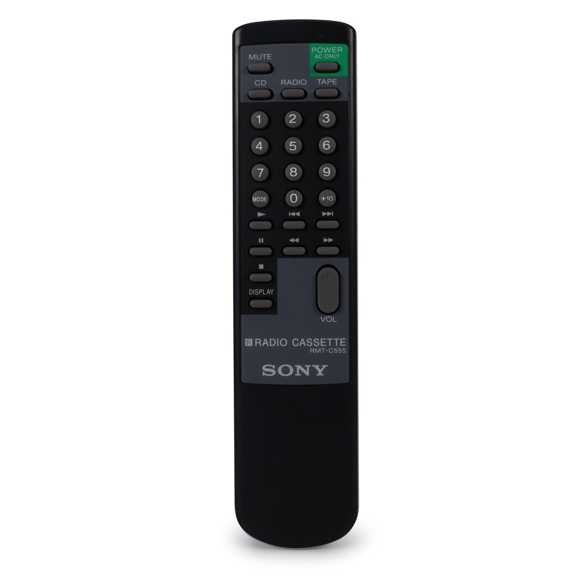 Sony RMT-C555 Remote Control for CD Radio Cassette Boombox CFD-535 and ...