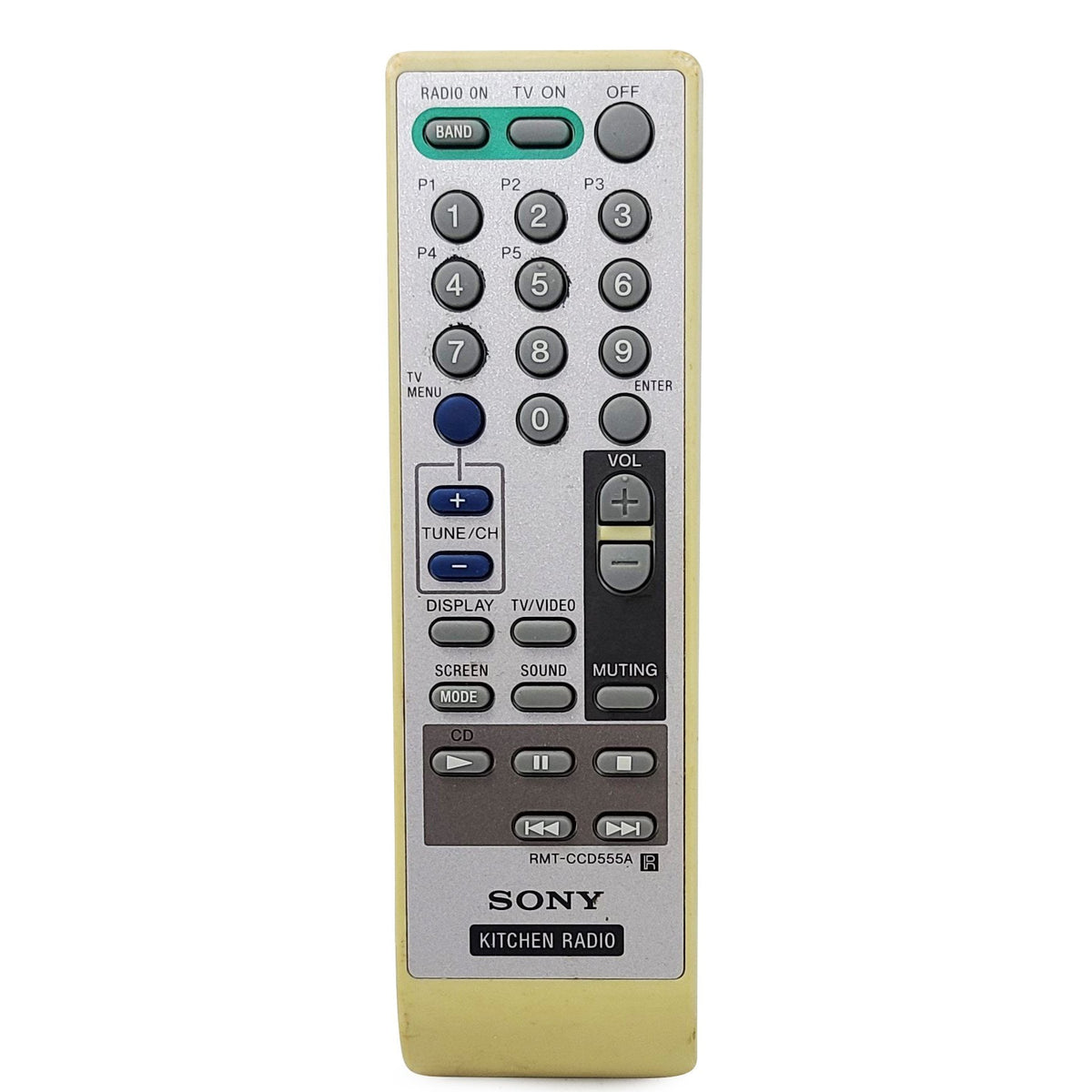 Sony RMT-CCD555A Remote Control for Kitchen Radio ICF-CD555TV and S01Q ...