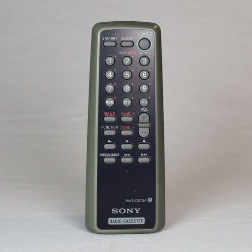 Sony RMT-CE75A Remote Control for Audio System Models CFDE75 and CFDE75NAVY-Remote-SpenCertified-vintage-refurbished-electronics