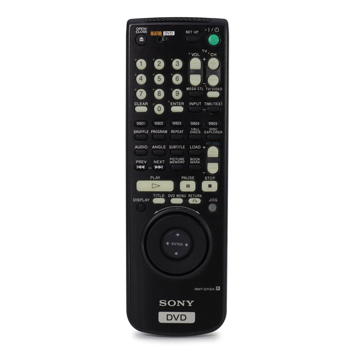 Sony RMT-D112A Remote Control For Sony 5 Disc DVD/CD/VCD Changer Model DVP-C650D-Remote-SpenCertified-refurbished-vintage-electonics