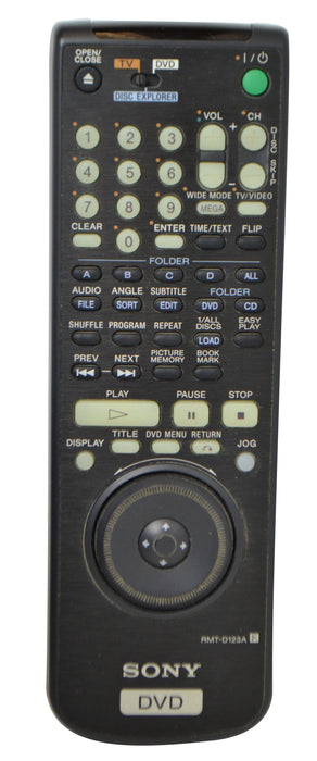 Sony RMT-D123A Remote Control for Mega DVD Player DVP-CX860-Remote Controls-SpenCertified-vintage-refurbished-electronics