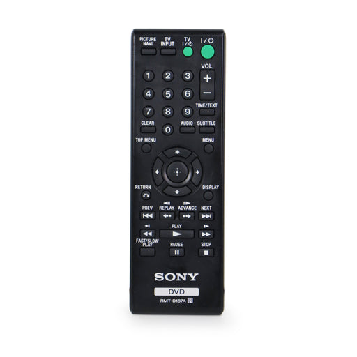 Sony RMT-D187A Remote Control for DVD Model DVPSR210P and More-Remote-SpenCertified-refurbished-vintage-electonics