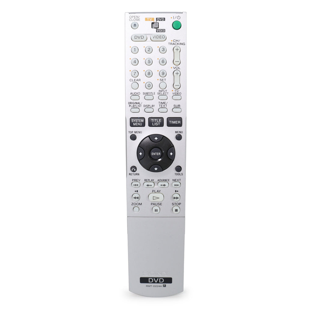 Sony RMT-D224A Remote Control for DVD VCR Combo RDR-VX511 and More —  SpenCertified