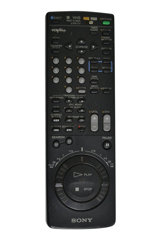 Sony RMT-V140A Remote Control for VCR SLV-770HF and More-Remote Controls-SpenCertified-vintage-refurbished-electronics