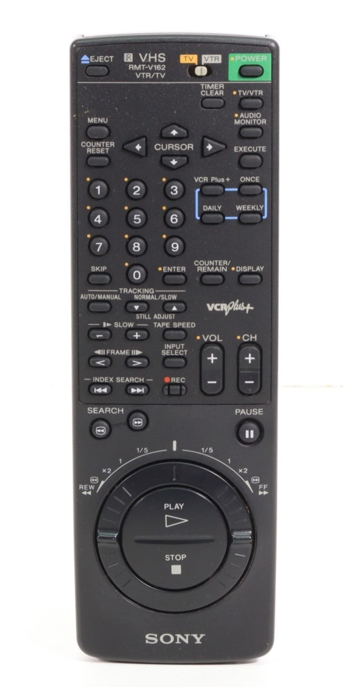 Sony RMT-V162 Remote Control for VCR SLV-740HF and More — SpenCertified
