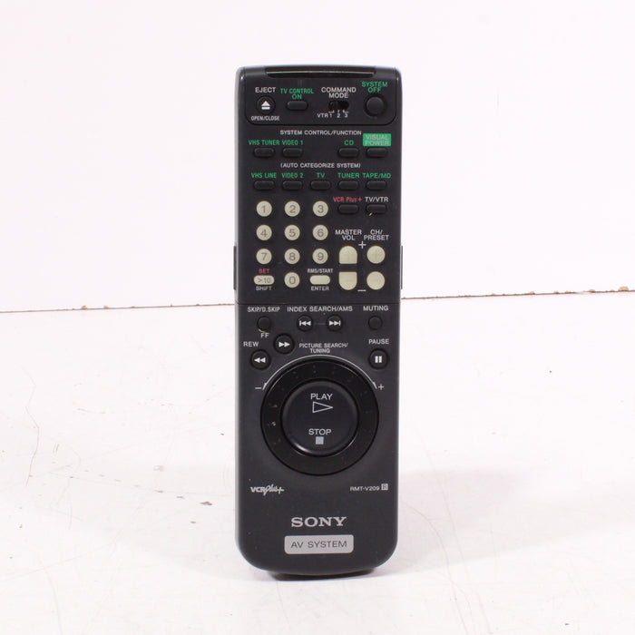 Sony RMT-V209 Remote Control for Video Cassette Recorder SLVAV100U-Remote Controls-SpenCertified-vintage-refurbished-electronics