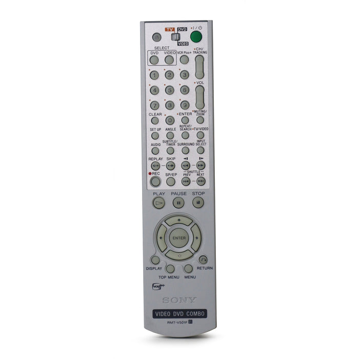 Sony RMT-V501F Remote Control for DVD VCR Combo Player SLV-D570H and More-Remote-SpenCertified-refurbished-vintage-electonics