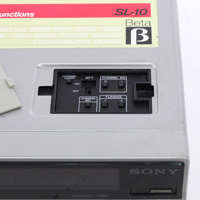 Sony SL-10 Betamax VTR Video Tape Recorder and Player System-Betamax Player-SpenCertified-vintage-refurbished-electronics