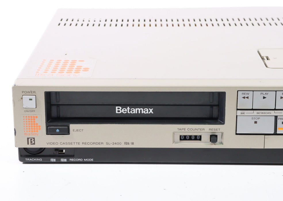 Sony SL-2400 Betamax VTR Video Tape Recorder and Player System-Betamax Player-SpenCertified-vintage-refurbished-electronics