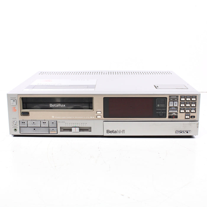 Sony SL-2710 Betamax Video Tape Recorder Player Silver (1980s)-Betamax Player-SpenCertified-vintage-refurbished-electronics