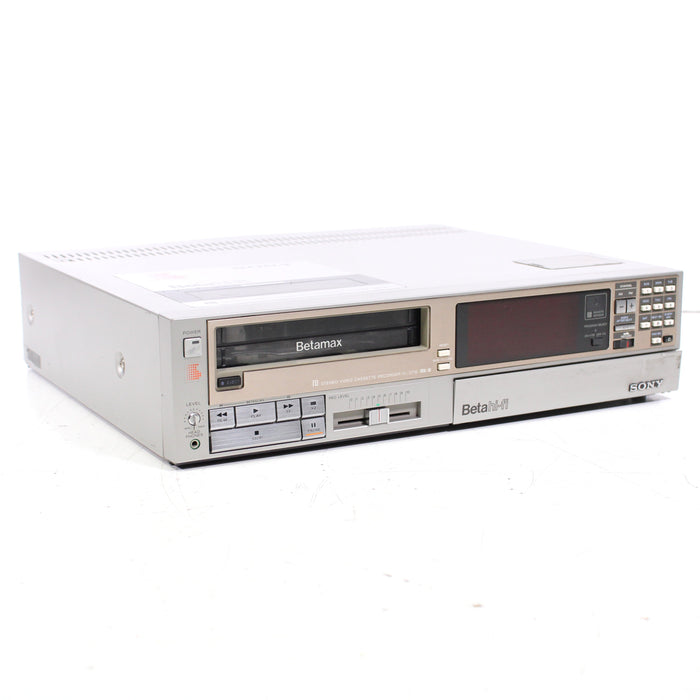 Sony SL-2710 Betamax Video Tape Recorder Player Silver (1980s)-Betamax Player-SpenCertified-vintage-refurbished-electronics