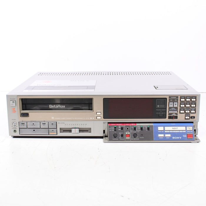 Sony SL-2710 Betamax Video Tape Recorder Player Silver (1980s)-Betamax Player-SpenCertified-vintage-refurbished-electronics