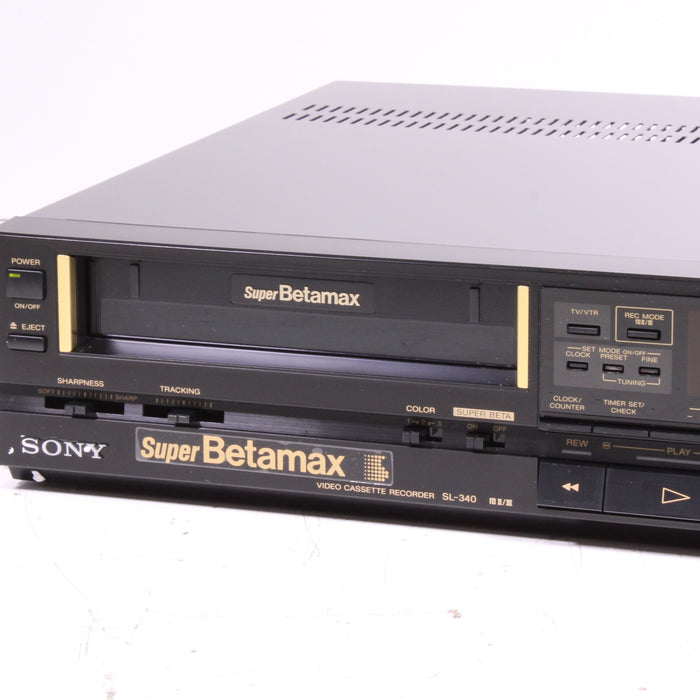 Sony SL-340 Betamax Video Cassette Recorder Vintage (ORIGINAL BOX)-Betamax Player-SpenCertified-vintage-refurbished-electronics