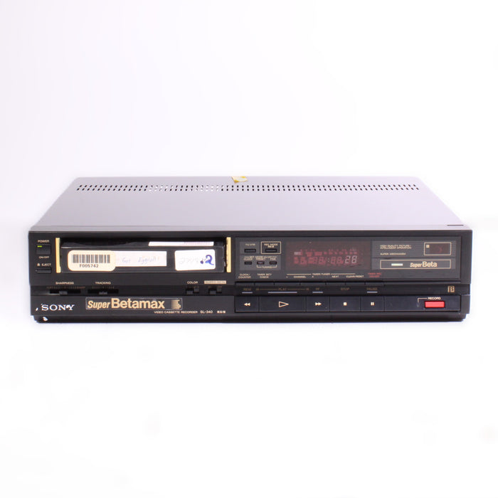 Sony SL-340 Betamax Video Cassette Recorder Vintage (ORIGINAL BOX)-Betamax Player-SpenCertified-vintage-refurbished-electronics