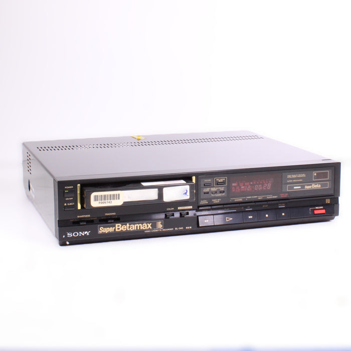 Sony SL-340 Betamax Video Cassette Recorder Vintage (ORIGINAL BOX)-Betamax Player-SpenCertified-vintage-refurbished-electronics