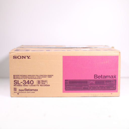 Sony SL-340 Betamax Video Cassette Recorder Vintage (ORIGINAL BOX)-Betamax Player-SpenCertified-vintage-refurbished-electronics