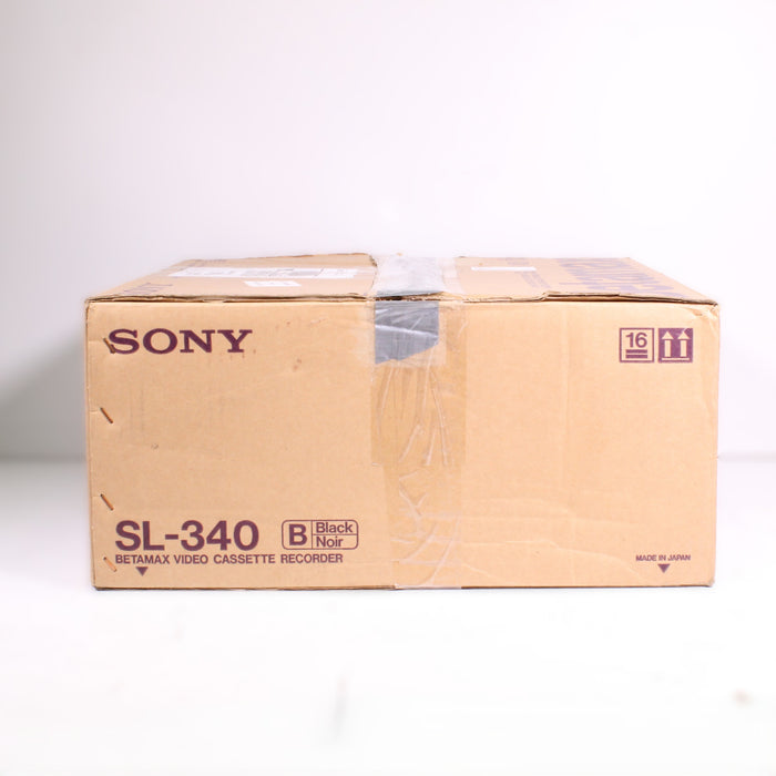 Sony SL-340 Betamax Video Cassette Recorder Vintage (ORIGINAL BOX)-Betamax Player-SpenCertified-vintage-refurbished-electronics