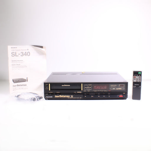 Sony SL-340 Betamax Video Cassette Recorder Vintage (ORIGINAL BOX)-Betamax Player-SpenCertified-vintage-refurbished-electronics