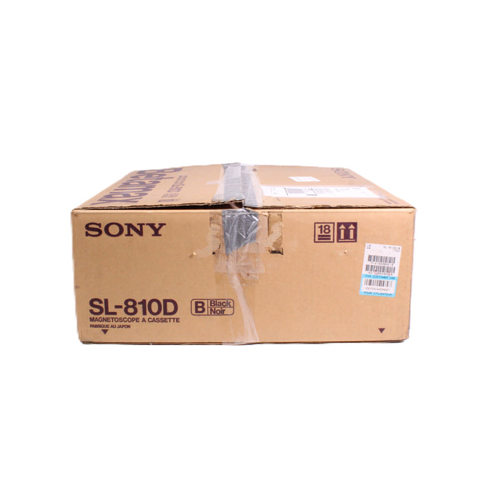 Sony SL-810D Betamax Video Cassette Recorder Front Load VCR (ORIGINAL BOX)-Betamax Player-SpenCertified-vintage-refurbished-electronics