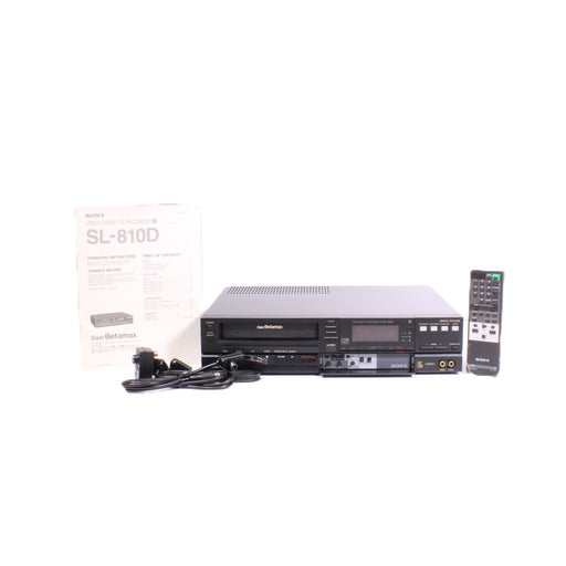 Sony SL-810D Betamax Video Cassette Recorder Front Load VCR (ORIGINAL BOX)-Betamax Player-SpenCertified-vintage-refurbished-electronics