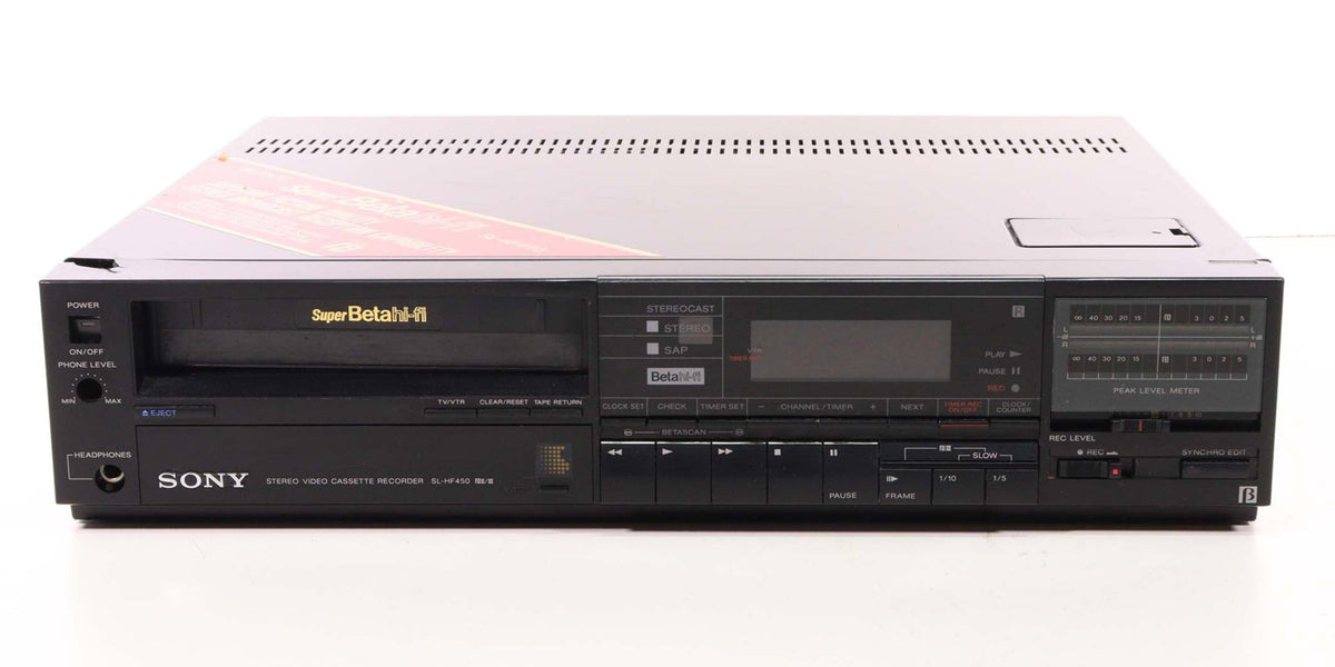 Sony SL-HF450 Betamax VTR Video Tape Recorder and Player System ...