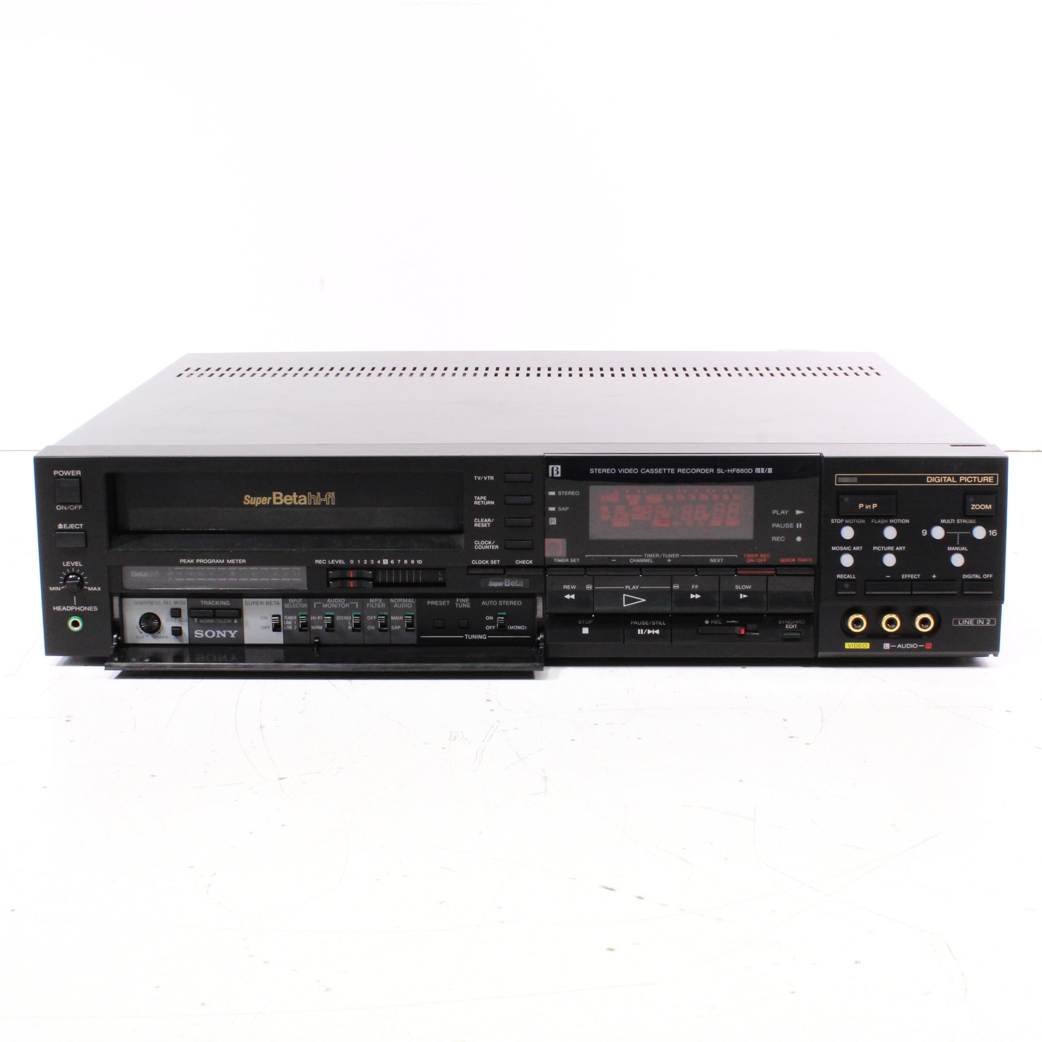 Sony SL-HF860D Super Betamax HI-FI VTR Video Tape Recorder — SpenCertified