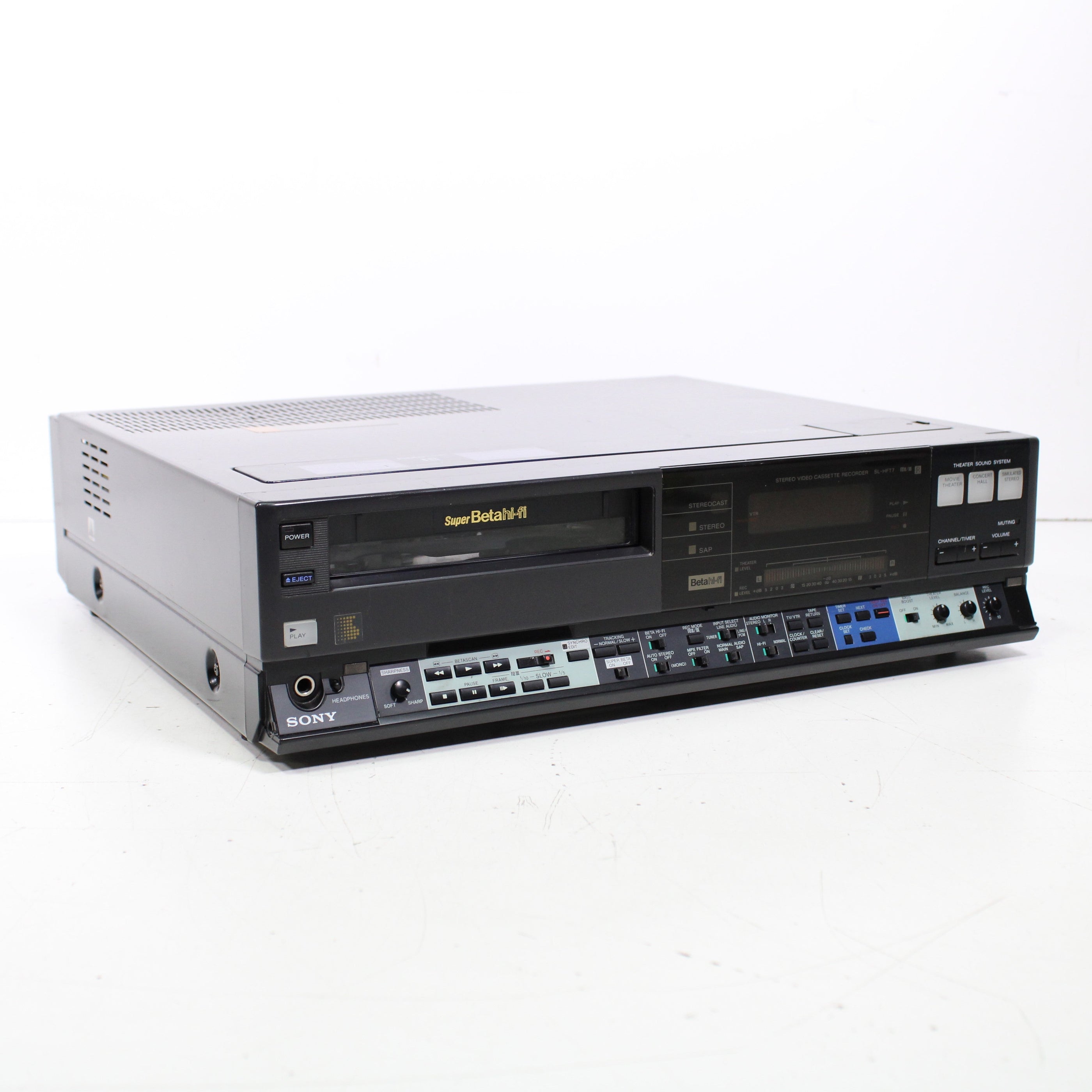 Sony SL-HFT7 Betamax Video Tape Recorder Player SuperBeta (1986 ...