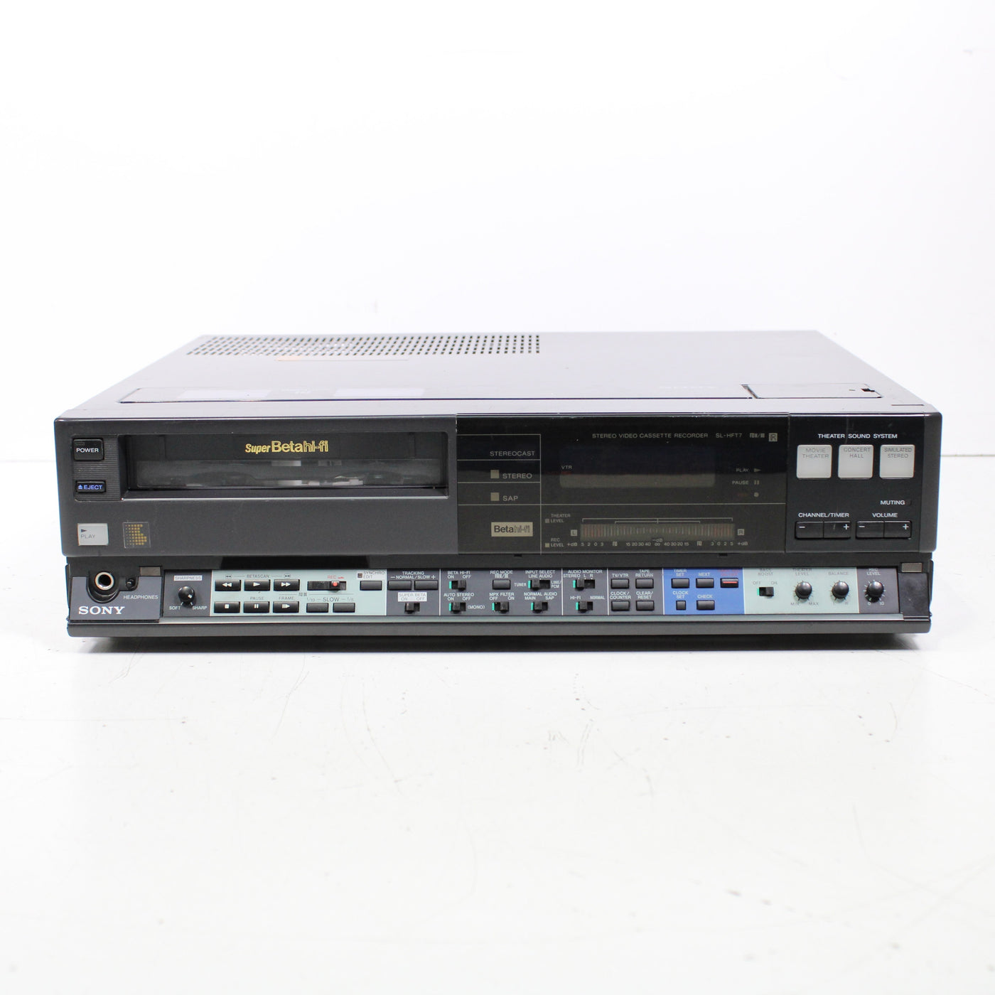 Sony SL-HFT7 Betamax Video Tape Recorder Player SuperBeta (1986 ...