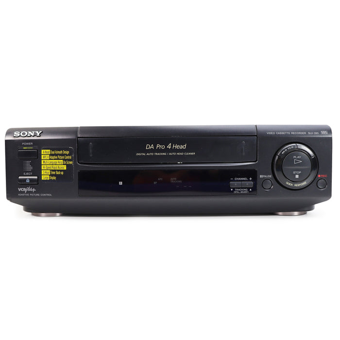 Sony SLV-390 Video Cassette Recorder with Remote-Electronics-SpenCertified-refurbished-vintage-electonics
