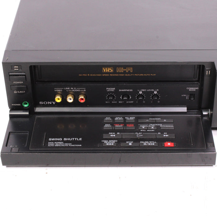 Sony SLV-575UC High-Quality 4-Head Hi-Fi Stereo Video Cassette Recorder Player (1990)-VCRs-SpenCertified-vintage-refurbished-electronics