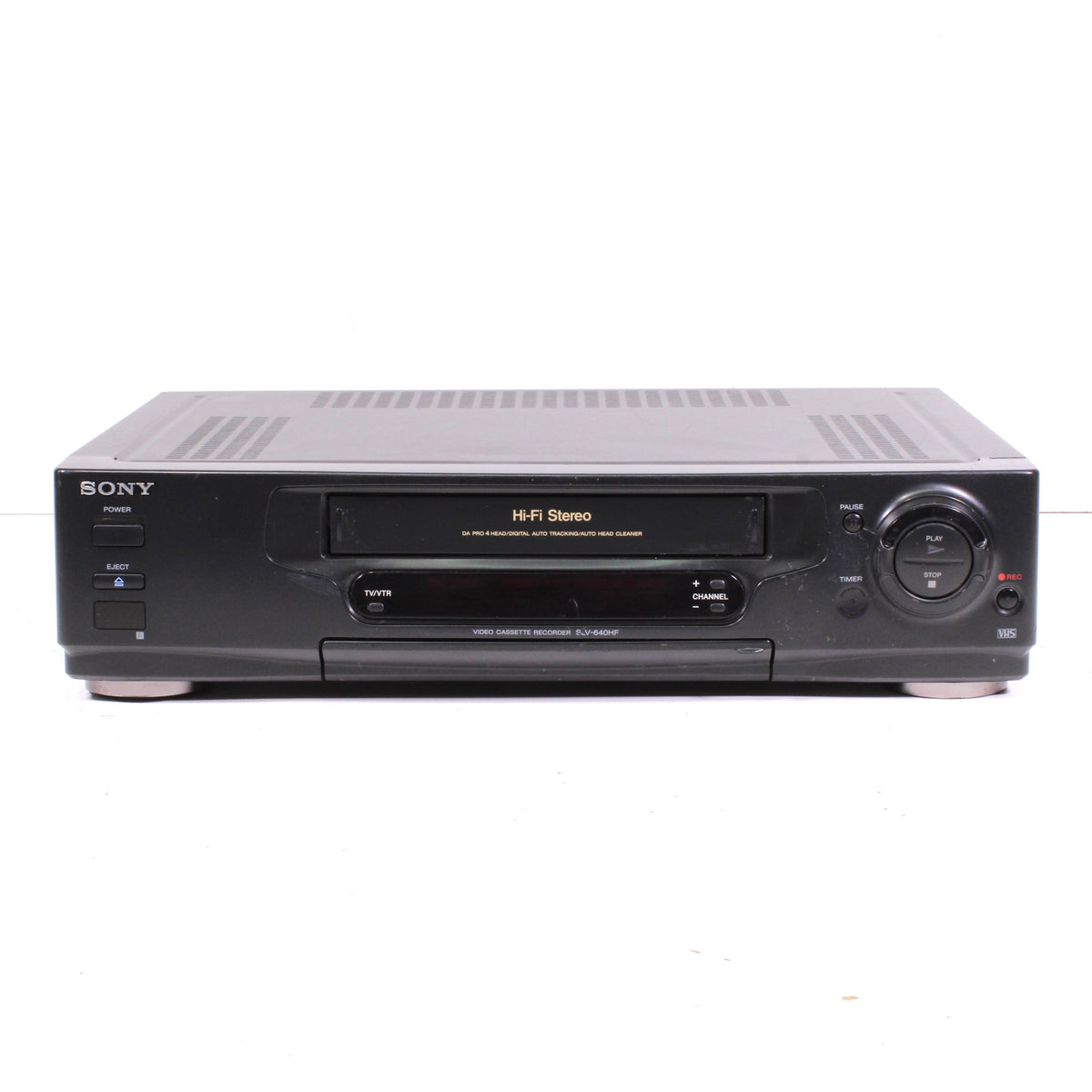 Sony SLV-640HF 4-Head Hi-Fi Stereo VCR Video Cassette Recorder VHS