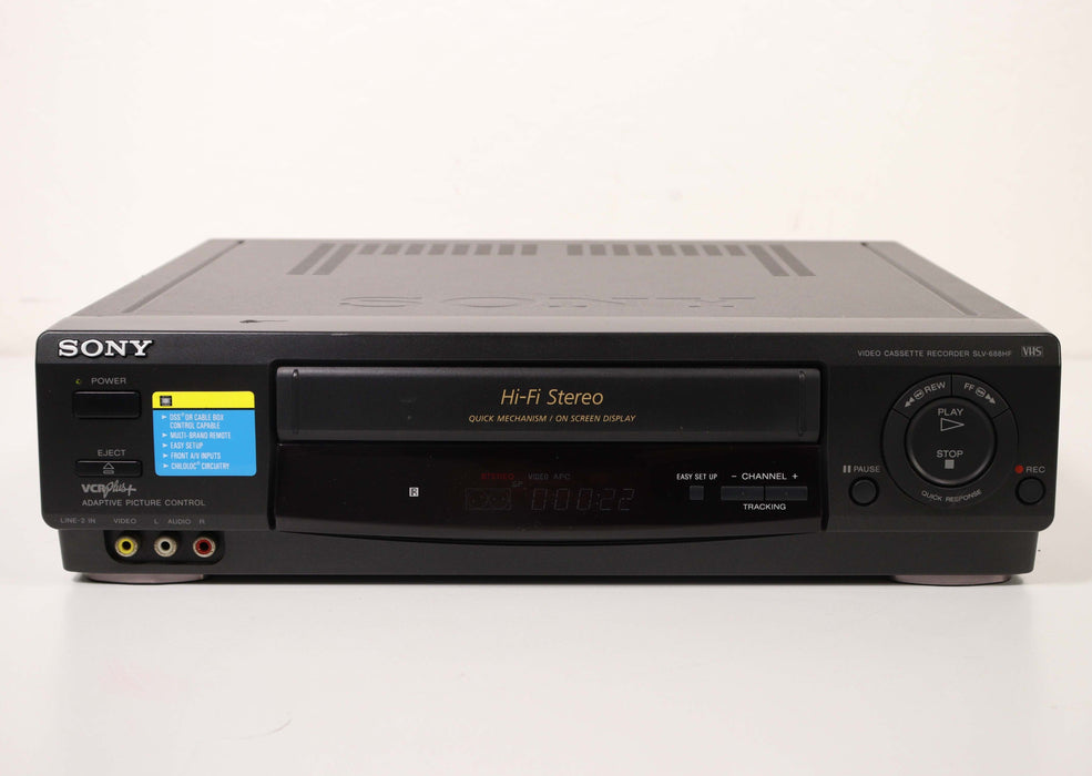 Sony SLV-688HF VCR Video Cassette Recorder-Electronics-SpenCertified-vintage-refurbished-electronics