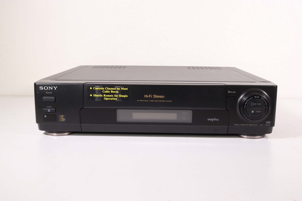 Sony SLV-720HF Hi-Fi Stereo DA Pro 4 Head VCR VHS Player System Vintage-VCRs-SpenCertified-vintage-refurbished-electronics
