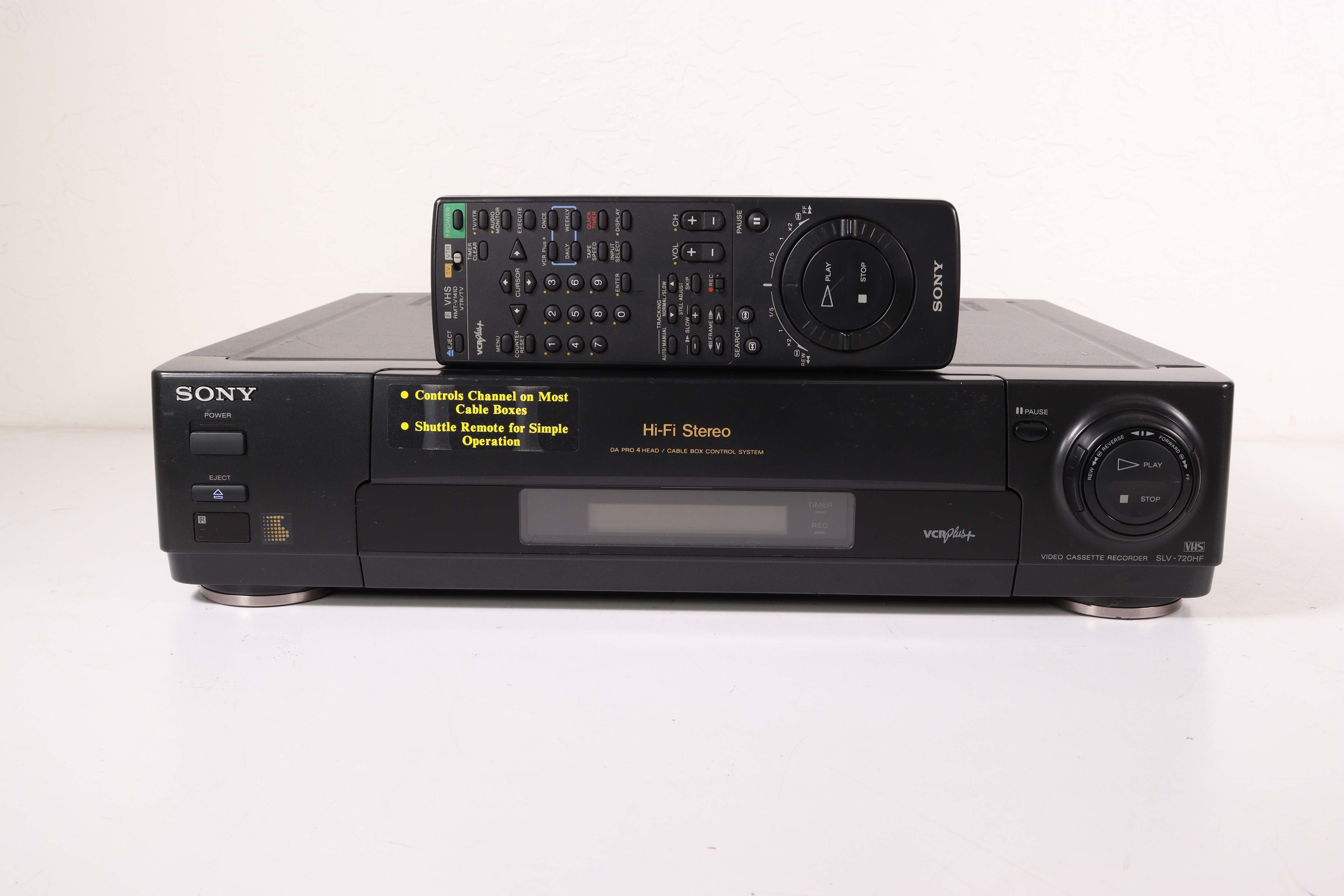 Sony VCR PLAYER factory RECORDER