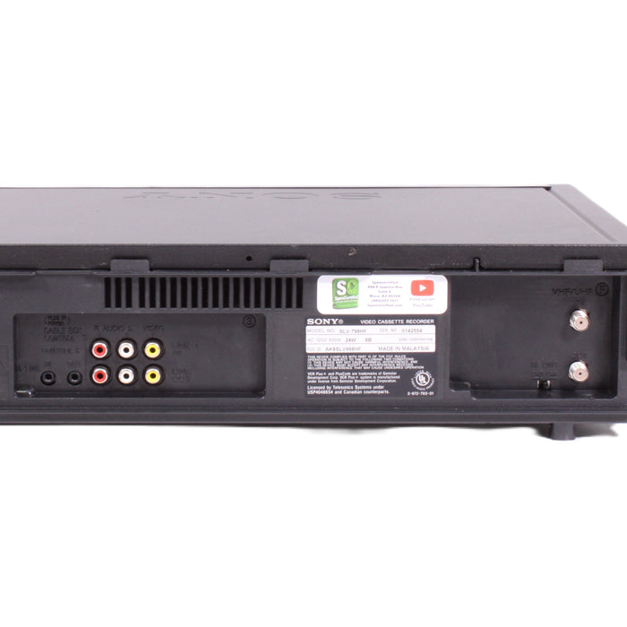 Sony SLV-798HF 4-Head Hi-Fi Stereo VCR VHS Player-VCRs-SpenCertified-vintage-refurbished-electronics