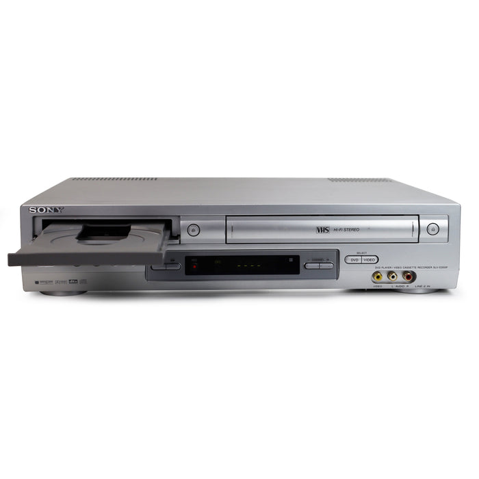 Sony SLV-D300P DVD VCR Combo Player VHS DVD Player 2-in-1 Spacesaver Progressive Scan Video-Electronics-SpenCertified-refurbished-vintage-electonics