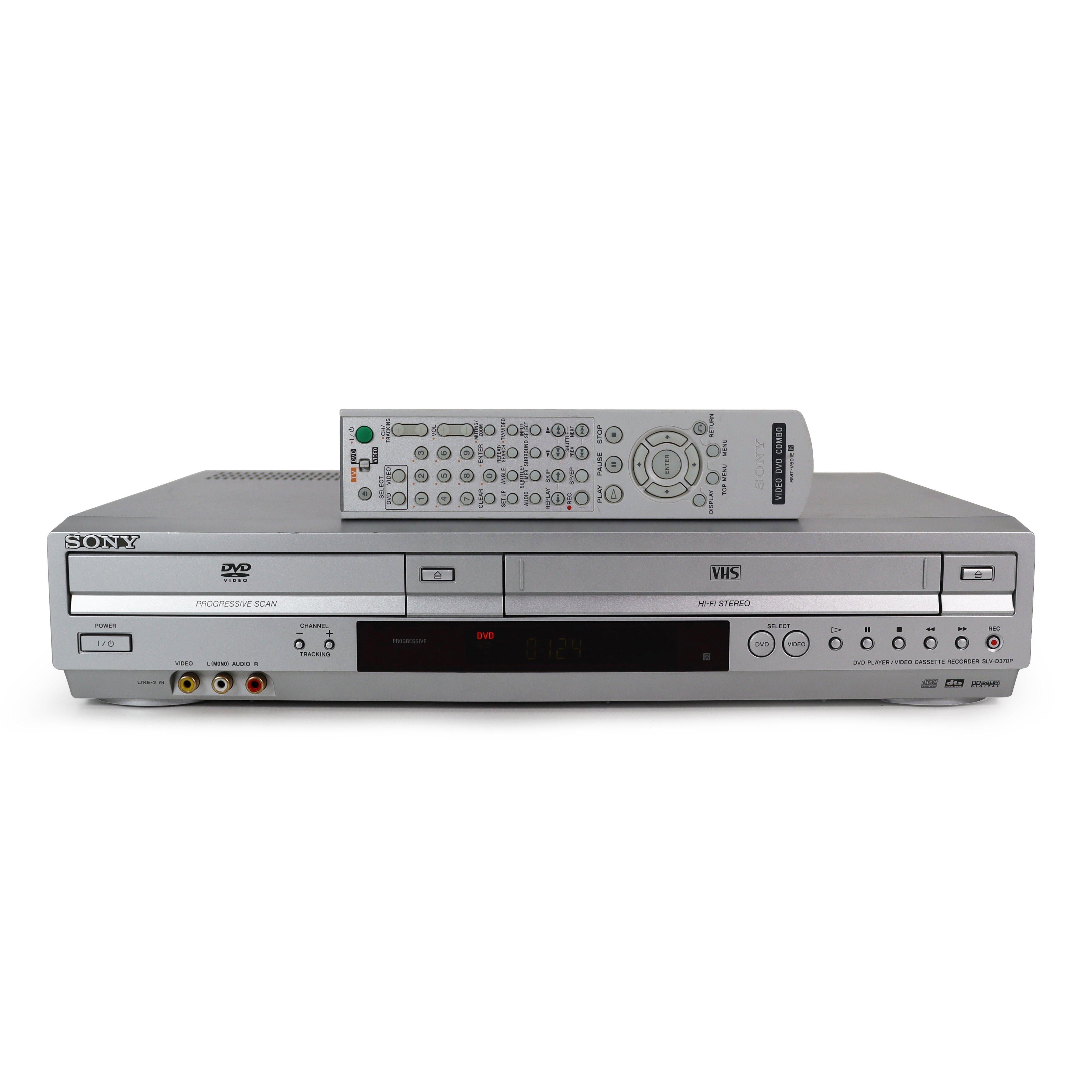Sony SLV-D370P DVD VCR Combo Player S-Video — SpenCertified