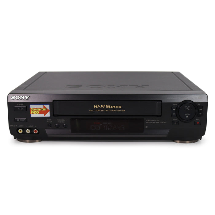 Sony SLV-N50 VCR/VHS Video Player/Recorder w/ Hi-Fi Stereo and Built-in Analog Tuner-Electronics-SpenCertified-refurbished-vintage-electonics